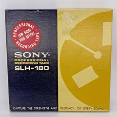 Sony SLH‑180 Reel‑to‑Reel Tape 1/4″ x 1800ft Type‑7 1.0mil Splice‑Free NOB