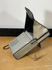 Sony Watchman Portable CRT TV Made in Japan w/ Case & Sony Plug- Video In Tested