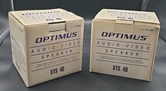 OPTIMUS STA-300 Digital Synthesized Stereo Receiver XTS 40 Speakers New NOS 90s