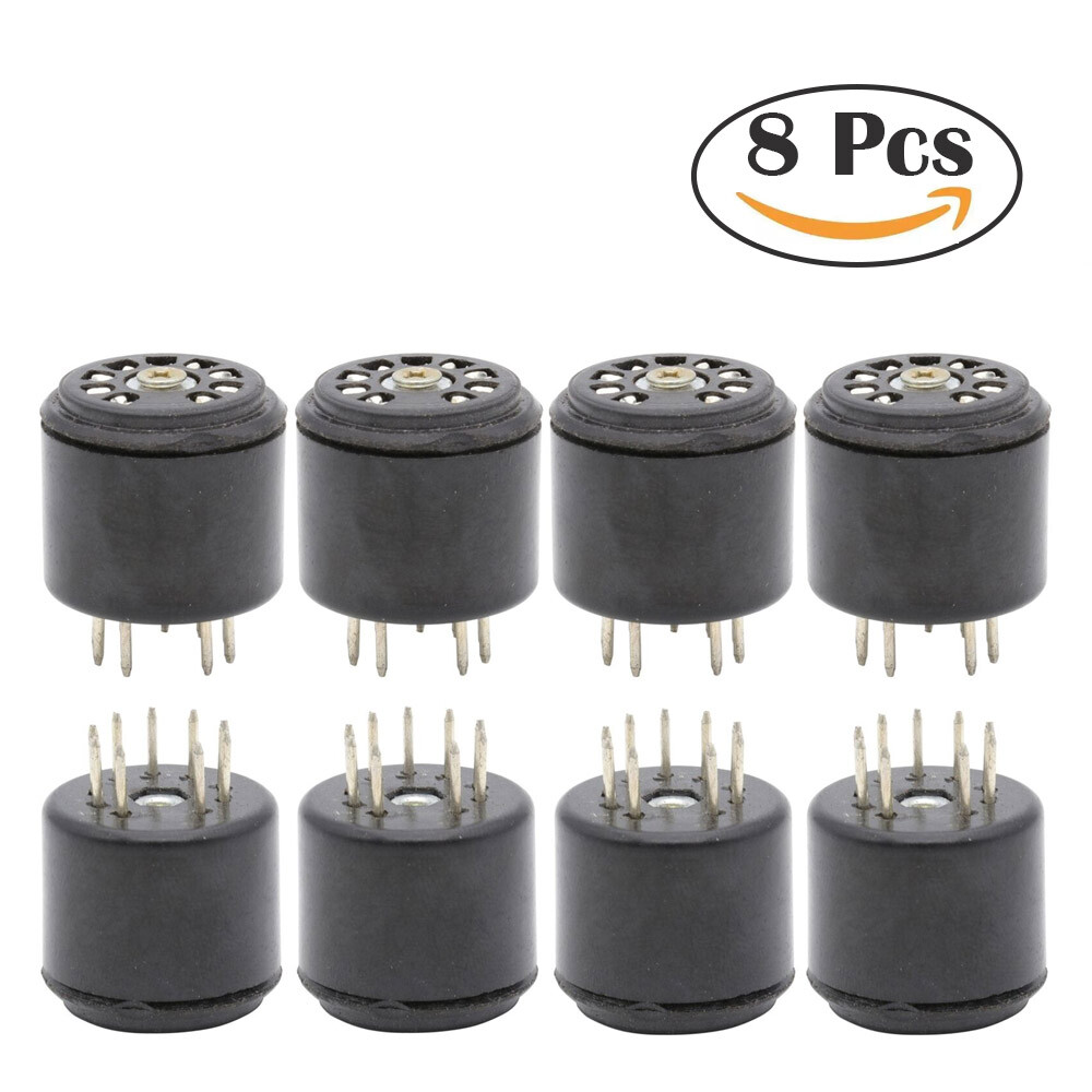 8PCS 9PIN Tube Socket Testing Saver for 12AX7 ECC83 5670 6DJ8 12AU7 DIY HiFi US