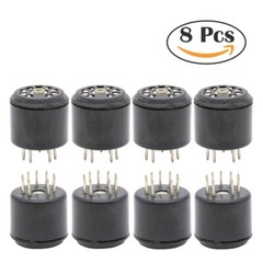 8PCS 9PIN Tube Socket Testing Saver for 12AX7 ECC83 5670 6DJ8 12AU7 DIY HiFi US