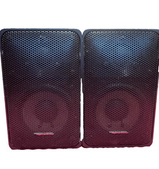 Bookshelf Speakers, Realistic Minimus 7 Black 40-2030C Radio Shack speaker set.