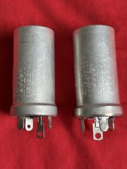 NOS MALLORY 15 uF 450V Capacitor good! type F.P. but without Paper Label 1″ dia