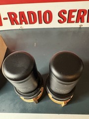 Matched Pair 1959 RCA 6C5 Metal Tubes 539C Tested NOS NIB 🔈