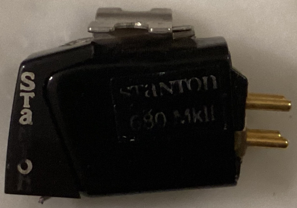 STANTON 680 MKII CARTRIDGE AND RARE BLACK STANTON D6800EL STYLUS (FADED LABEL)