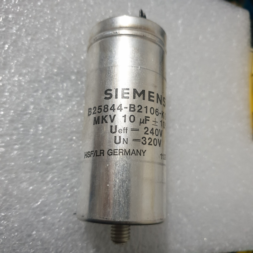 1pc NOS SIEMENS MKV 10uF 240V eff – 320V DC B25844-B2106-K001 CAP FOR AUDIO !