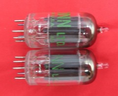 1959 Sylvania 12AU7 PLATINUM PLUS GRADE Preamp Tubes Matched Pair 100% NOS ECC82