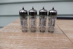 Tubes x 4 6AK8 EABC80 Miniwatt HOLLAND – all same M43 Etch Code – premium