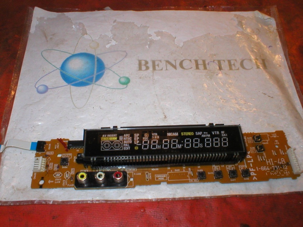 Sony 1-664-701-12 Display Board For Model SLV-795HF