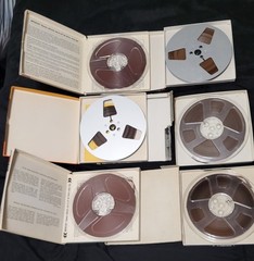 Lot of 16 Vintage Used 7″ Reel to Reel Tapes Sony Scotch Basf etc. #216