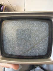 Daytron DT-505A Vintage 1984 Portable TV Power + Cable Tested Broken Antenna HTF