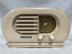 1942 Philco 42-KR3 Refrigerator Art-Deco AM Radio – Works See Video