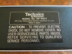 Technics RS-677US 4-Track 2 Channel Cassette Deck w/RP-9677 Remote & Manual