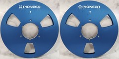One Pair 10.5” silver Pioneer Tape reel High Quality Aluminum Take Up Reel