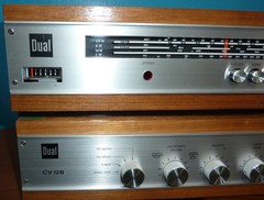 Dual CV-12B Integrated Amplifier w/CT-15 AM/FM/SW/LW Tuner ~Speakers MCM Germany