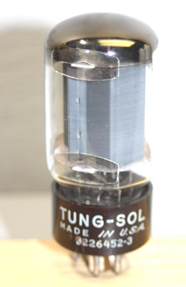 1 Tung-Sol 5881 6L6 Tube – Maxi Power & 539B Tested at 115++% Broken Guide Pin