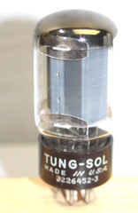 1 Tung-Sol 5881 6L6 Tube – Maxi Power & 539B Tested at 115++% Broken Guide Pin