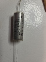 (2) (PIO) Vintage .39 uf 200v Sprague Vitamin Q Capacitors audio applications
