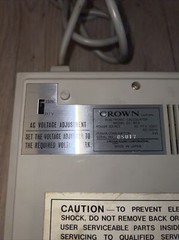 Vintage Crown Radio Japan Desktop Electronic Calculator CL-80K Rare Nice Works