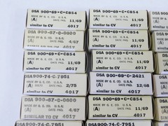 GE JAN 5751 Vintage 1967-1975 NOS Disc Getter Audio Tubes (lot of 24)