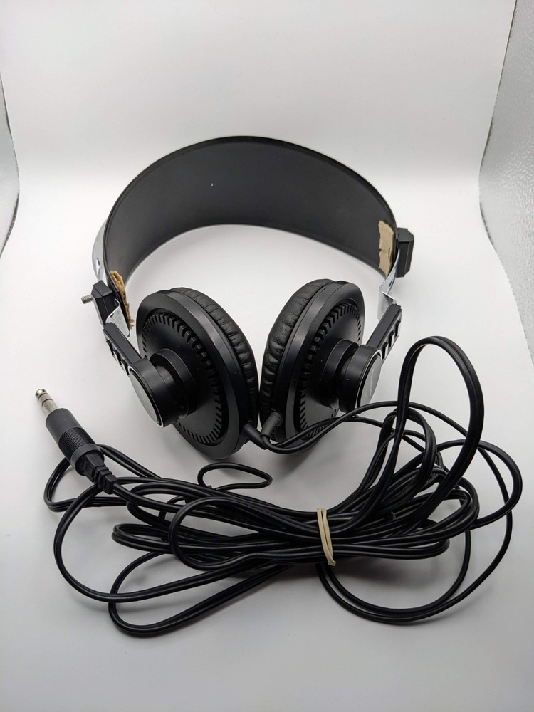 VTG Panasonic EAH-T40 Stereo Headphones Japan Made Adjustable Headband 10ft Cord
