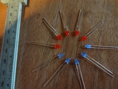 HAFLER OTHERS 2MM PANEL POWER INDICATOR LED 10PK INCLUDES 5 RED AND 5 BLUE LEDS