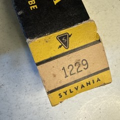New Unused Sylvania 1229 Electrometer Tube / Old Vintage Ham Radio Nos Tu2