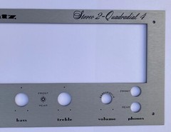New! Marantz 4230 Receiver Front Panel Faceplate (Face Plate) SILVER ANODIZED !!