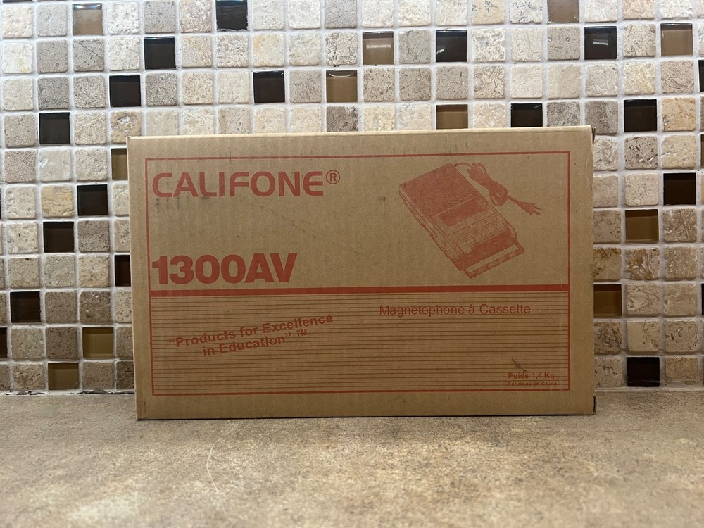 Califone Model 1300 AV Cassette Recorder