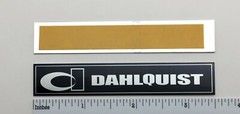 Dahlquist Speaker Badge Emblem with DQ Logo Pair Aluminum DQ-10