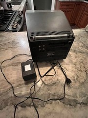 Vtg Admiral 7P280 Solid State B&W Television TV 7” Screen Powers On As Is