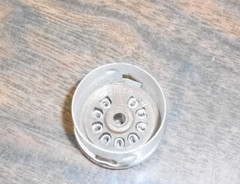 ELCO/ cinch 9 pin tube socket with shield new old stock lot of 33