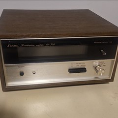 Sansui RA-500 Reverberation Amplifier Vintage Audio Unit Missing Knob Untested