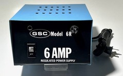 Vintage GSC Model 6R 6AMP Regulated Power Supply 13.8V DC #A