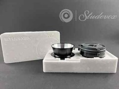 2X Studevox Metal Black NAB Adapters For Open Reel To Reel Tape Recorders