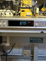 Crown FM Two Tuner Stereo Silver With Rack Handles. Fully Serviced!