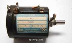 Beckman Helipot / Precision 10 Turn Potentiometer / Model A / 500 Ohm — KT3