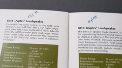 vtg Altec Catalog & Pricelist Finished Cabinet Floor Speakers Stereo Equipment B