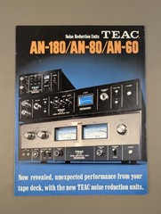 TEAC AN-180/AN-80/AN-60 Noise Reduction Units Brochure D-1505