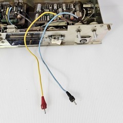 Akai X-300 Reel to Reel LOWER ASSEMBLY CHASSIS with METERS, VOLUME, RECORD