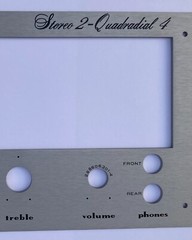 New! Marantz 4230 Receiver Front Panel Faceplate (Face Plate) SILVER ANODIZED !!