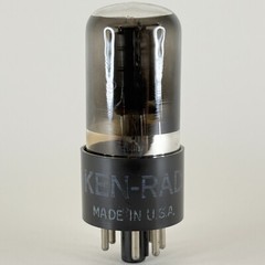(1) Tested Ken Rad 6K6GT Tube Date Code 9-17 6K6 GT Tube Black Smoked Glass