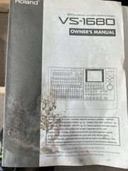 ROLAND VS-1680 24BIT DIGITAL STUDIO WORKSTATION MANUALS