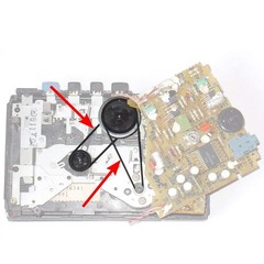 50 Pcs Cassette Recorder Rubber Belts Repair Maintenance 2mm Mix Set