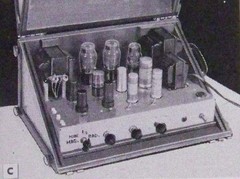 20 watt Amplifier Tube power 1953 How-To build PLANS portable