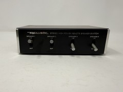 Realistic Stereo High Power Remote Speaker Switch Cat. No 40-135 Used