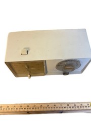 Vintage General Electric Model C-403 5-Tube AM Radio Alarm Clock US Made MCM