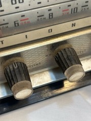 National DX-365 Vintage 1960 Vacuum Tube Radio Wide Sonic Super Powers on