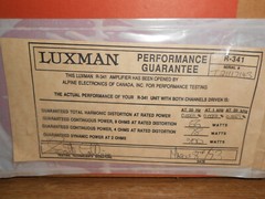 NEW LUXMAN Synthesized FM AM Stereo Receiver Amp R-341 NOS! OPEN BOX! COMPLETE!