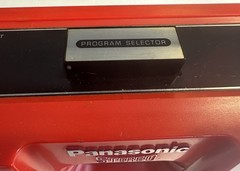 PANASONIC Vintage 8 Track Player RS-833S Stereo Red Swiss Cheese w/OG Power Cord